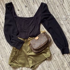 Urban Outfitters Blouse with Sheer Sleeves